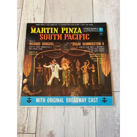 Mary Martin & Ezio Pinza South Pacific LP Vinyl Record  Original Broadway Cast - Picture 2 of 6